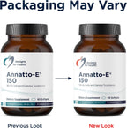 Designs for Health Annatto-E 150 mg Tocotrienoles - Complejo de Vitamina E con Delta y Gamma Tocotrienoles - Apoyo Cardiovascular y Antioxidante - No OGM (60 Cápsulas blandas)