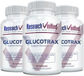 Research Verified Glucotrax - Berberina, Cromo Picolinato, Canela, Gymnema - 180 Cápsulas