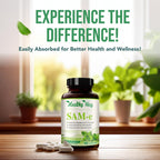 HealthyWayRx SAM-e 400 mg Cápsulas - S-Adenosilmetionina de Fácil Absorción (90 Cápsulas)