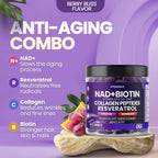 Vitamax Gominolas Antiedad NAD+ Resveratrol Berberina Biotina