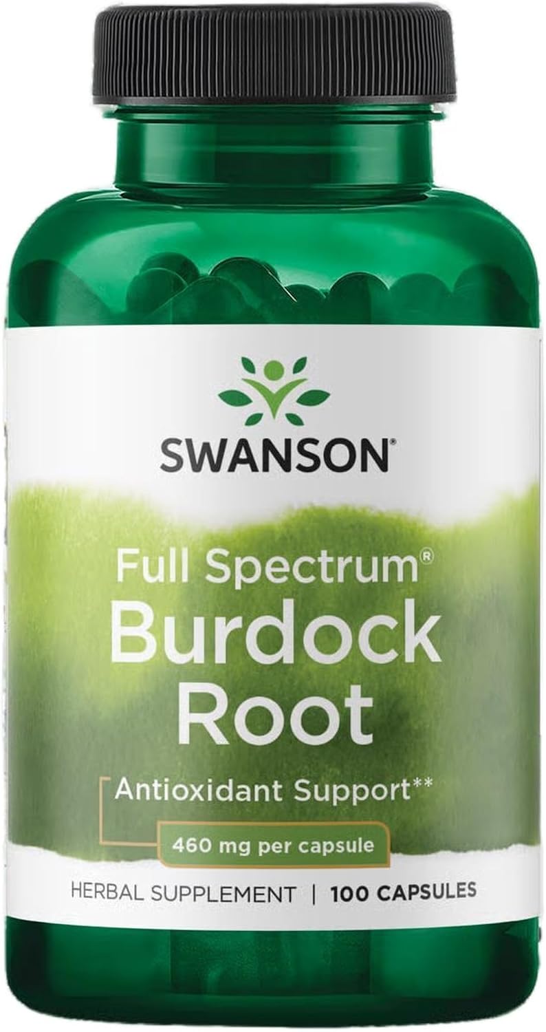 Swanson Raíz de Bardana 460 mg - 100 Cápsulas