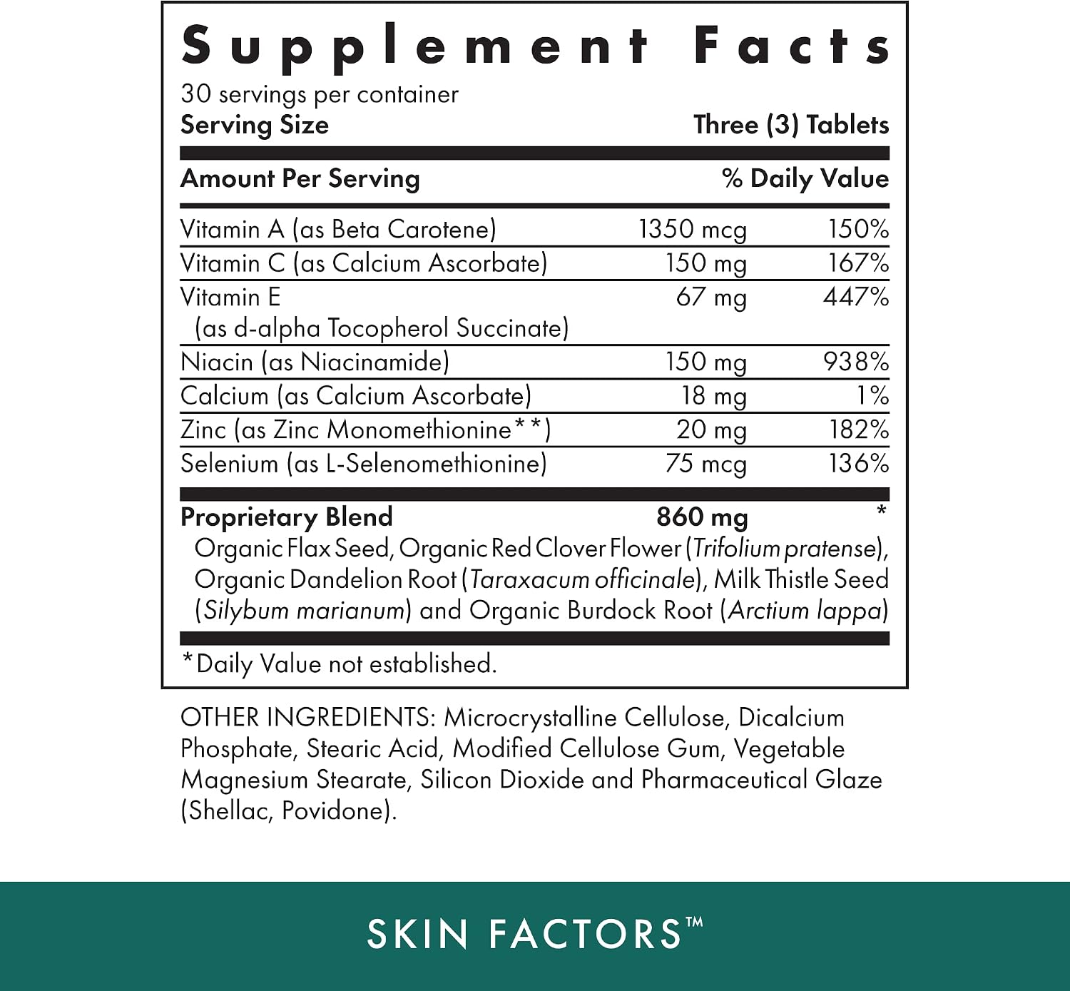 Michael's Health Programas Naturopáticos para la Piel - 90 Comprimidos Vegetarianos