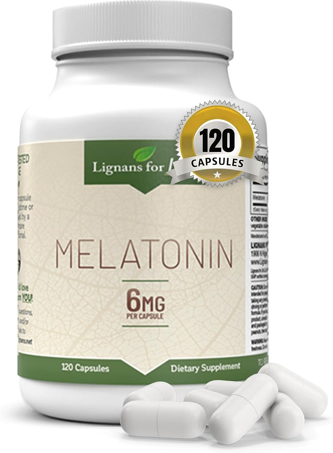 Melatonina para Perros y Personas, 6 mg - 120 Cápsulas