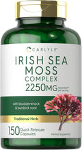 Carlyle Irish Sea Moss Cápsulas - 150 uds - Complejo Herbal
