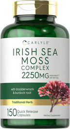 Carlyle Irish Sea Moss Cápsulas - 150 uds - Complejo Herbal