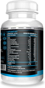 ACTIF Multivitamínico para Hombres 70+ con 30 Factores Avanzados, 90 Cápsulas