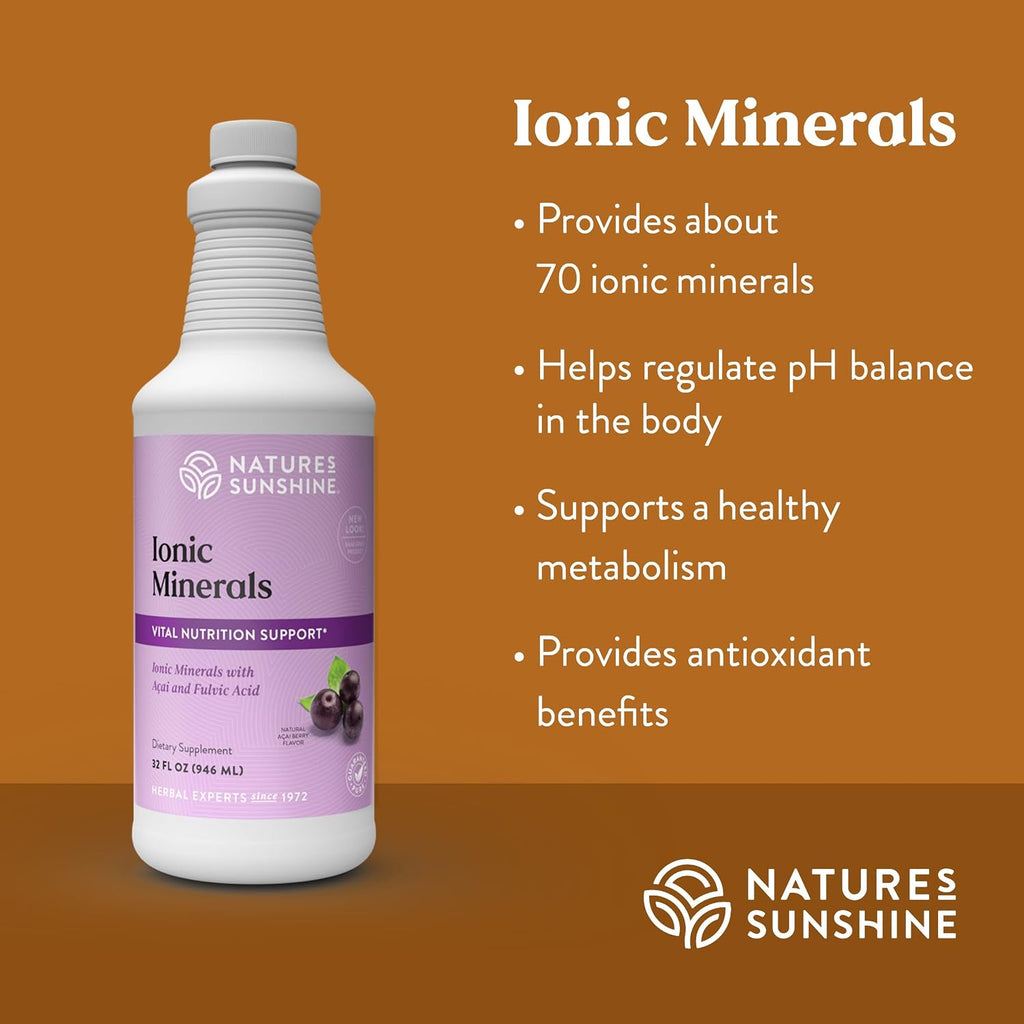 Nature's Sunshine Ionic Minerals with Acai, 946 ml