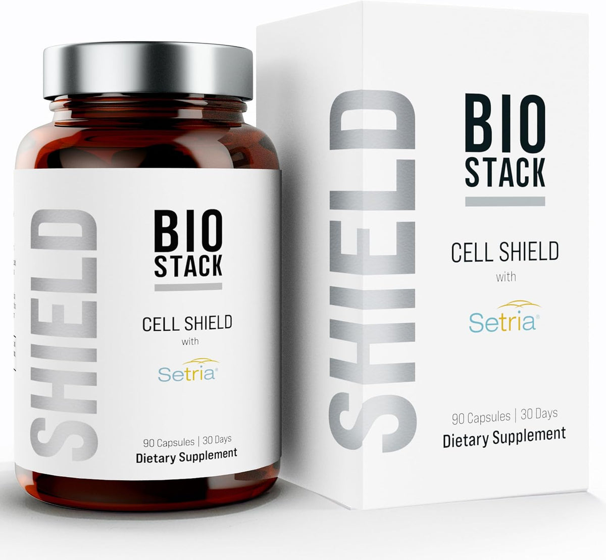 BIOSTACK Cell Shield con Setria Glutathione – Setria Glutathione : glutatión reducido de alta pureza, reconocido – Image 1