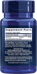 Life Extension Vitamina D3 Vegana 5000 IU – 60 Cápsulas