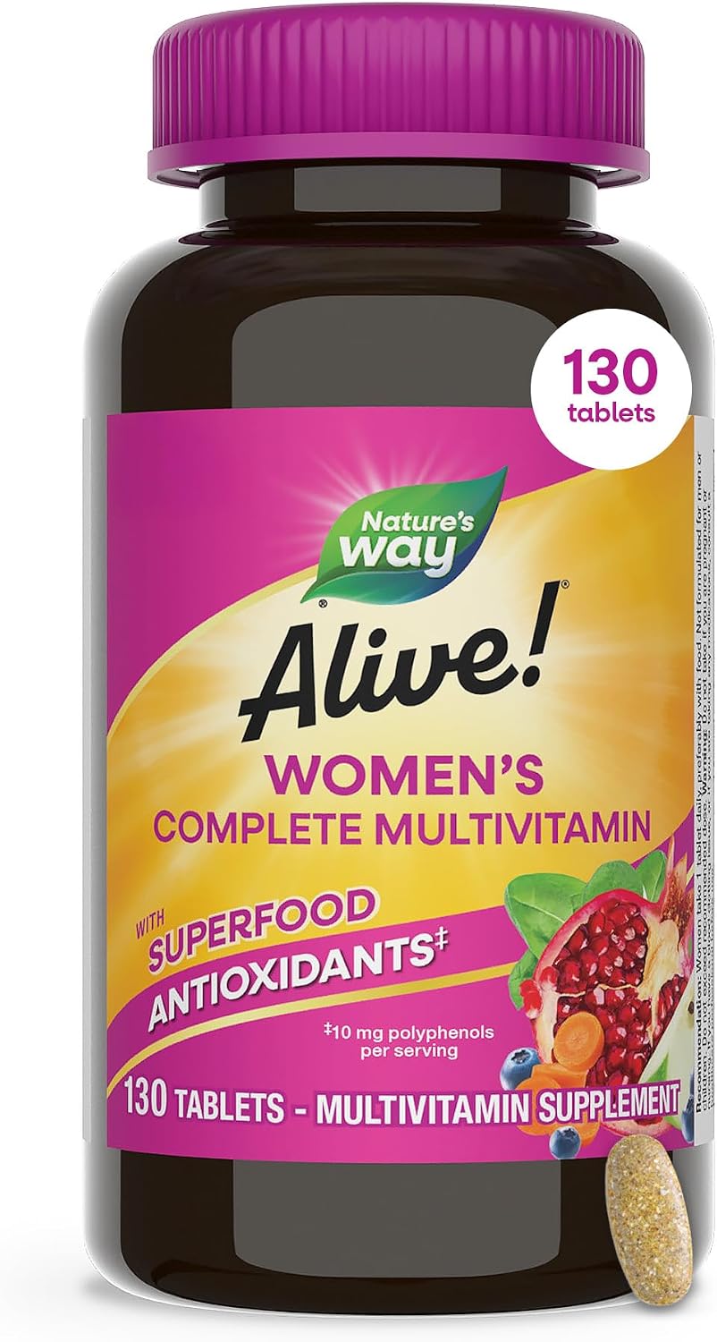 Nature's Way Alive! Multivitamínico Completo para Mujeres, 50 Comprimidos