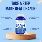 SAM-e 500 mg - S-Adenosil-L-Metionina - 90 Comprimidos