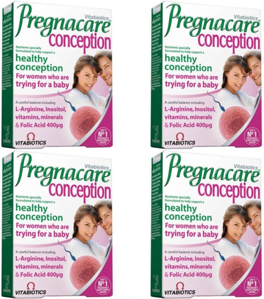 Pregnacare Conception – Multivitamínico para la Concepción (Pack de 4 x 30 comprimidos)
