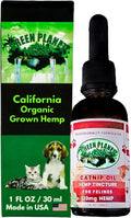 Pet Hemp Oil - Aceite de Cáñamo y Hierba Gatera para Perros y Gatos | 120mg Orgánico | Green Planet Hemp