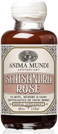 Anima Mundi Apothecary Schisandra Rose Elixir - Elixir líquido de adaptógeno con bayas de Schisandra y pétalos de rosa silvestre (120 ml)