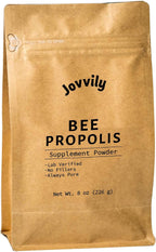 Jovvily Polvo de Propóleo de Abeja - 227 g - Verificado en Laboratorio - Siempre Puro - Sin Rellenos
