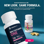 BariatricPal Multivitamin ONE Multivitamínico Bariátrico con 45 mg de Hierro, 90 Cápsulas (3 Meses)