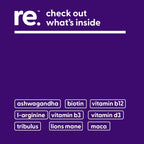 Clear Focus - Complemento para la memoria y concentración con Ashwagandha, Lion's Mane y Ginkgo Biloba, 120 cápsulas