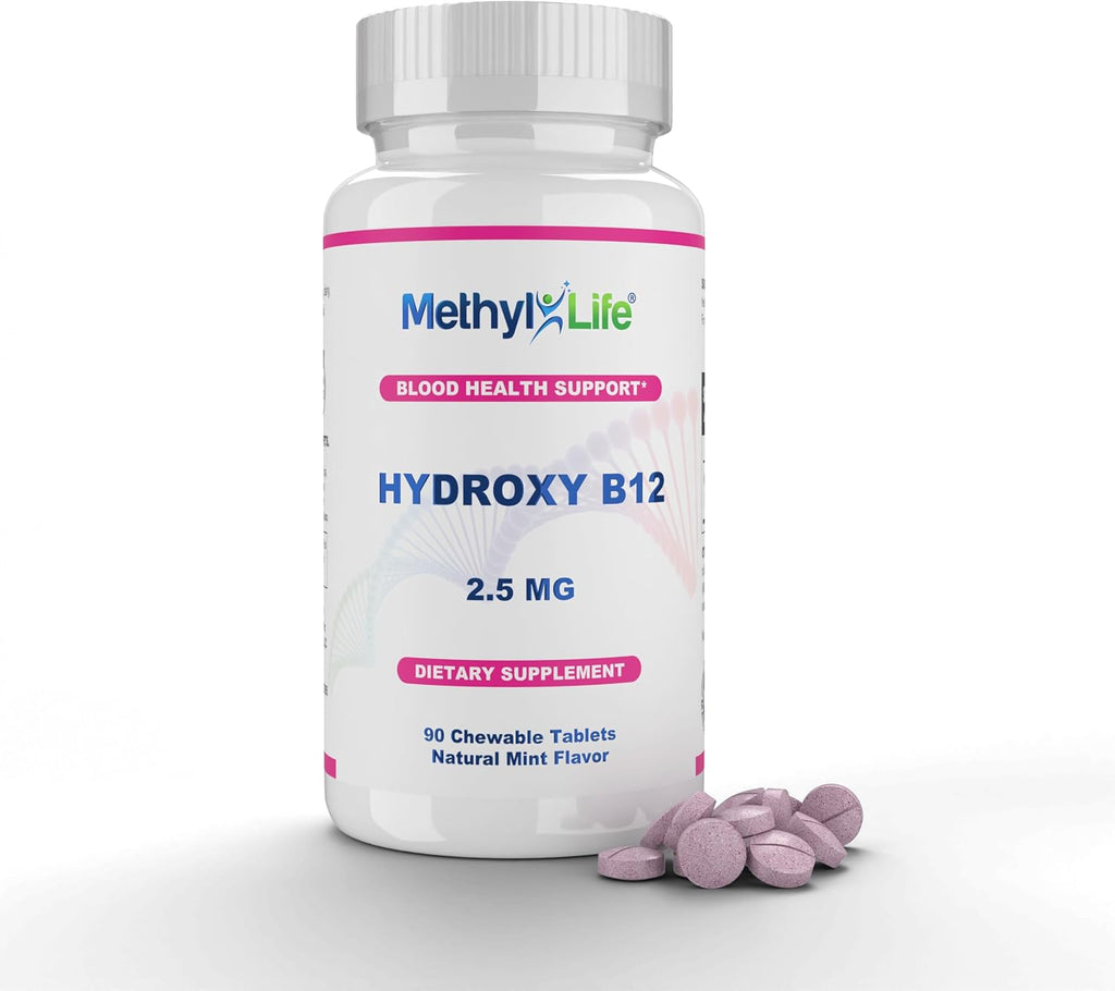 Methyl-Life® Hidroxi B12 Comprimidos Sublinguales – 90 Unidades