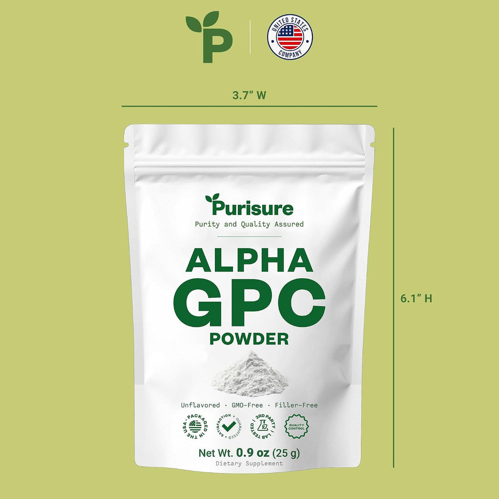 Puristic Alpha GPC en Polvo, 25g – Suplemento de Colina Pura