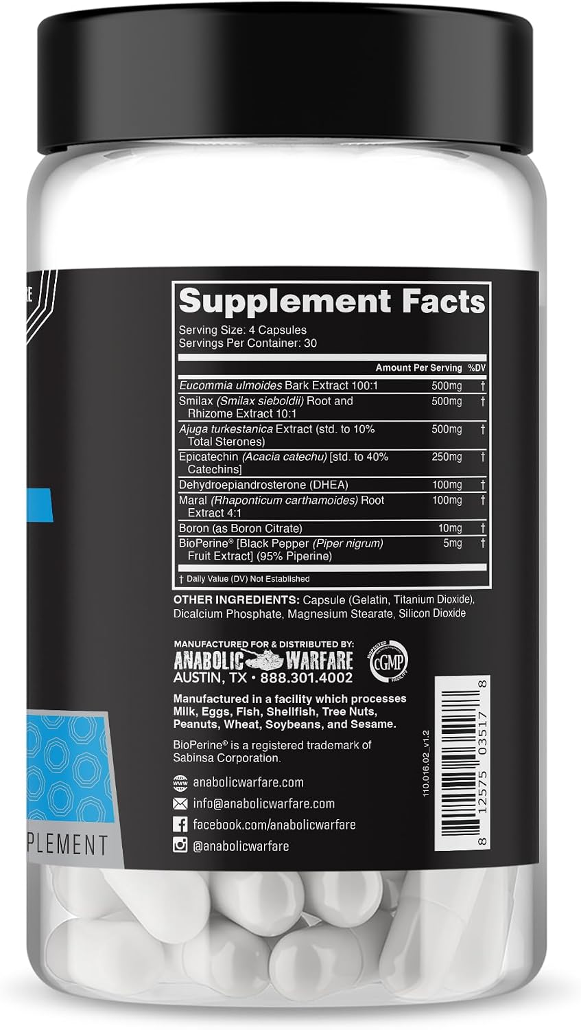 Anabolic Warfare Project Bulk - Fórmula para Aumentar Masa Muscular con Botánicos