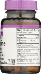 Bluebonnet Nutrition L-Teanina 200 mg, 30 cápsulas