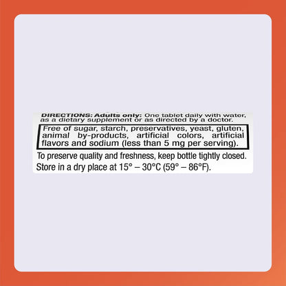 Rugby Vitamin B-6 Tablets - 25mg de Vitamina B6 - Suplemento Alimenticio - 100 Comprimidos (Paquete de 2) – Image 6