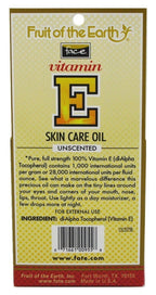 Fruit Of The Earth Aceite de Vitamina E Puro 0.5 oz