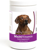 Healthy Breeds Rhodesian Ridgeback Multivitamínico en Masticables Blandos para Perros (180 Unidades)