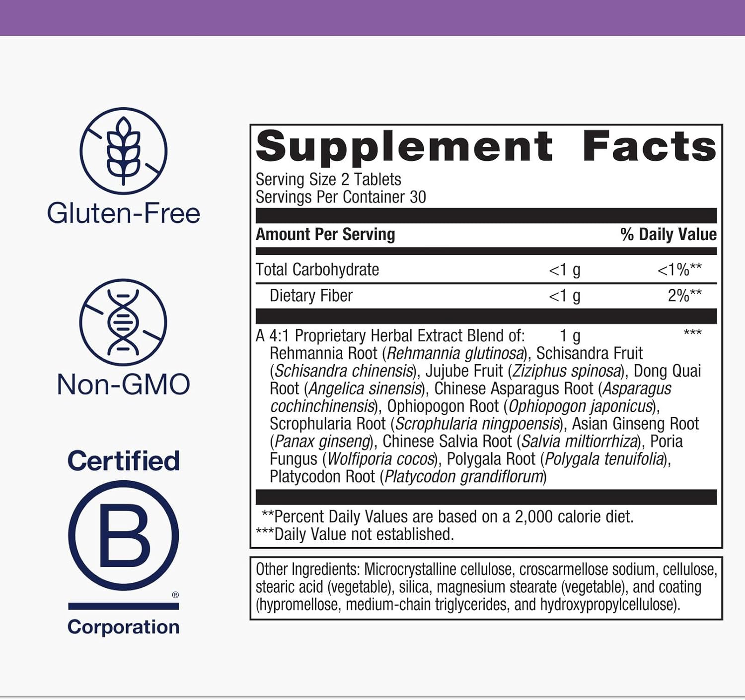 Metagenics Serenagen - 60 Comprimidos - Suplemento Herbal para el Estrés