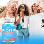 Gominolas de Biotina 10000mcg con Colágeno y Vitaminas - WEEVIT
