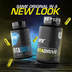 EFX Sports Vita Drive | Multivitamínico para Atletas | Complejo de Vitaminas, Minerales, Micronutrientes y Antioxidantes | 30 Servicios, 120 Cápsulas