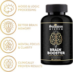 SOLOMON WISDOM Brain Booster – Suplemento Nootrópico para la Memoria – 60 Cápsulas Naturales para Mejorar el Enfoque y la Concentración
