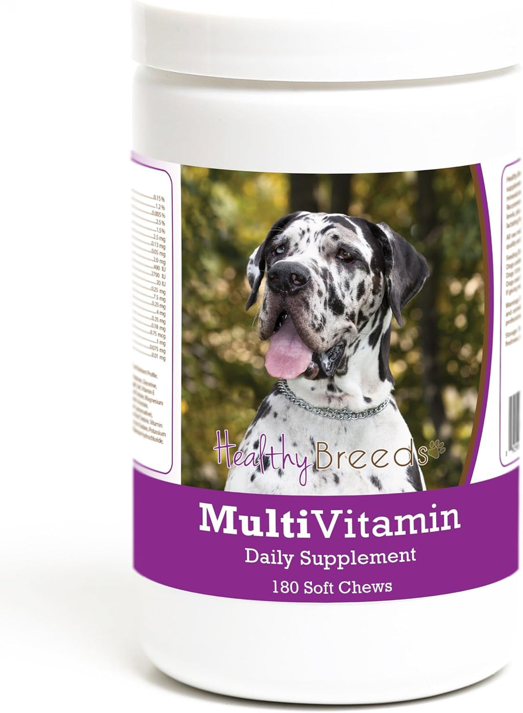 Healthy Breeds Multivitamínico para Perros Great Dane - 180 Comprimidos Masticables