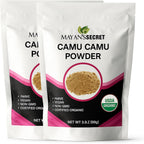 Mayan's Secret Camu Camu en Polvo Orgánico Certificado USDA - 99g (Pack de 2)