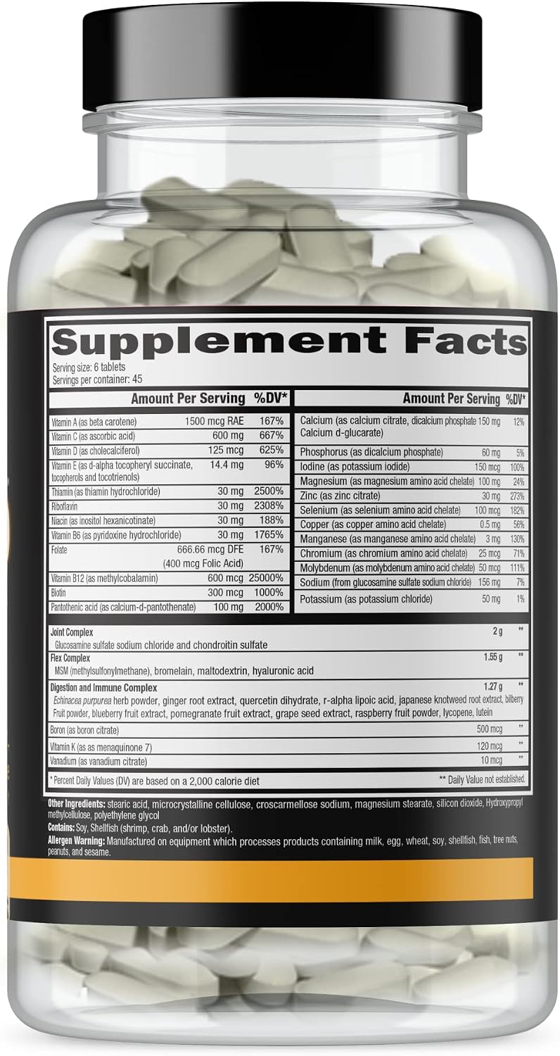 Orange Triad Multivitamínico para Hombres y Mujeres – 270 Comprimidos
