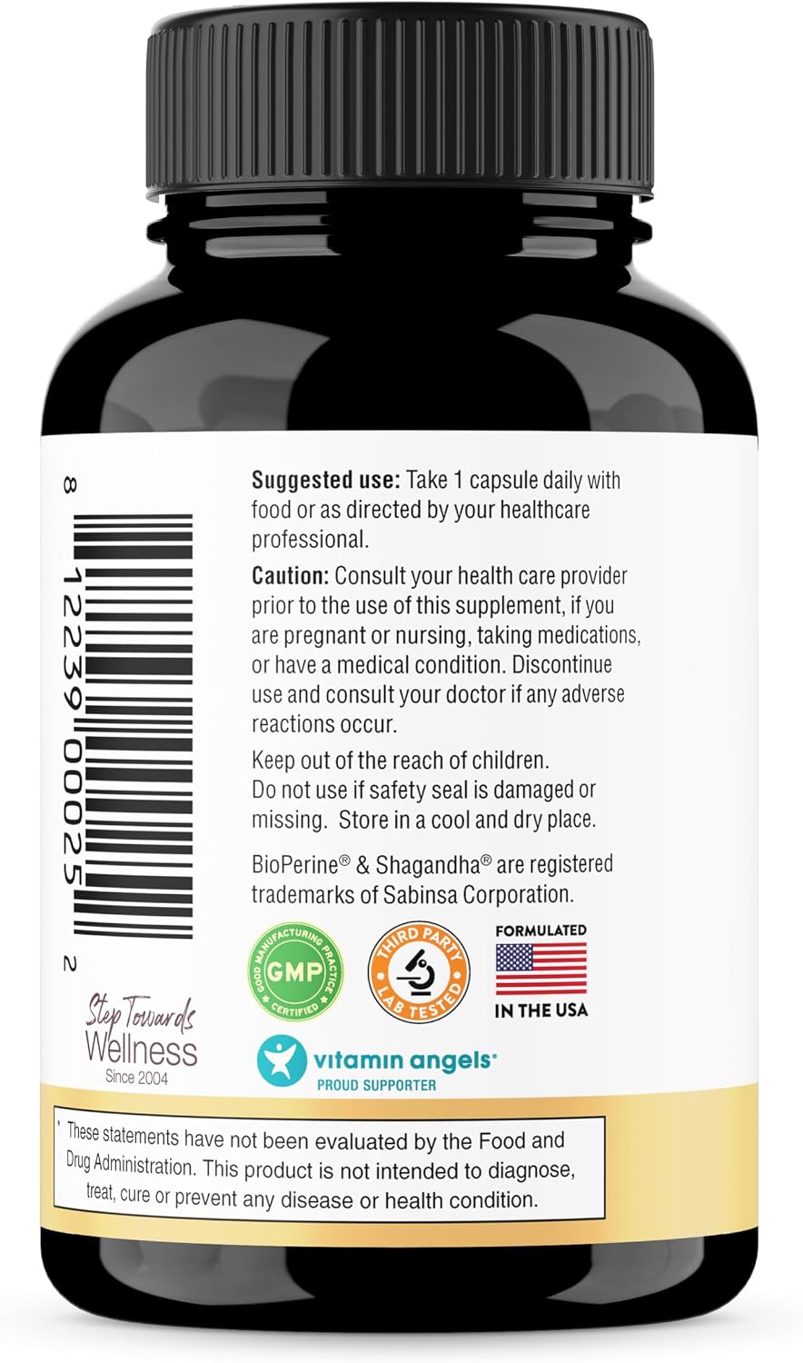 Sandhu's DIM 200 mg - 60 Cápsulas - Diindolilmetano con Ashwagandha y Bioperina