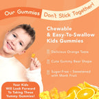 GOJOY NATURALS Kids Focus Gummies – Azafrán, Magnesio Glicinato, L-Teanina e Inositol – Apoyo a la Concentración y Calma – Vegano, Sin Azúcar, Sin OMG