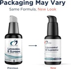 Designs for Health Liposomal B Supreme - Complejo B Líquido con Folato, B12, B6, Biotina y TMG - 50 Dosis