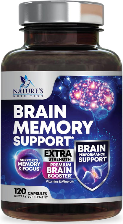 Brain Memory Supplement - 3X Strength – Vitamina C : Ayuda a proteger las células del estrés oxidativo y – Image 10