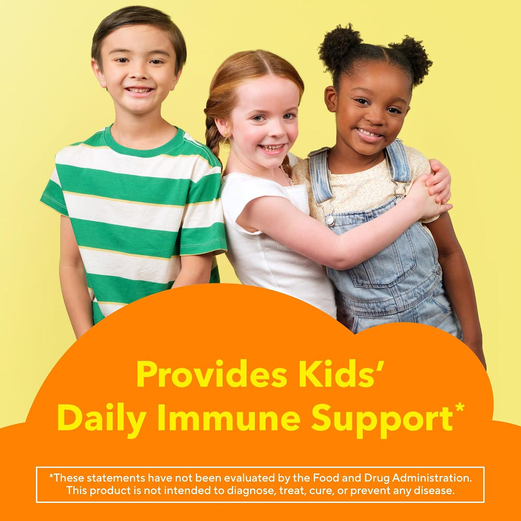 L'il Critters Kids Immune C - Vitamin C and Zinc Gummies for Kids - 190 Gummies - Assorted Fruit Flavor - Gluten-Free and Dairy-Free