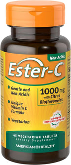 American Health Ester-C con Bioflavonoides Cítricos, 45 Comprimidos