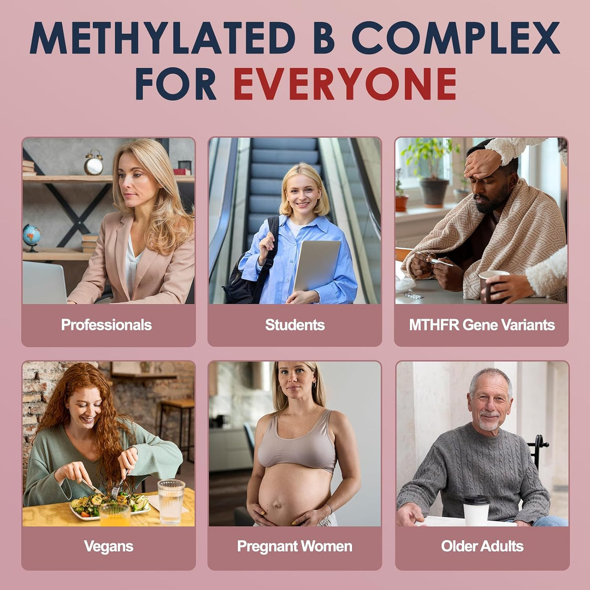 Migcopat Complejo B Metilado 17-en-1, 258,150 mcg Multivitamínico, B12 Metilcobalamina, Metilfolato, Vitamina C, Vitamina D3 – Image 7