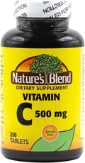 Nature's Blend Vitamin C 500 mg - 250 Comprimidos