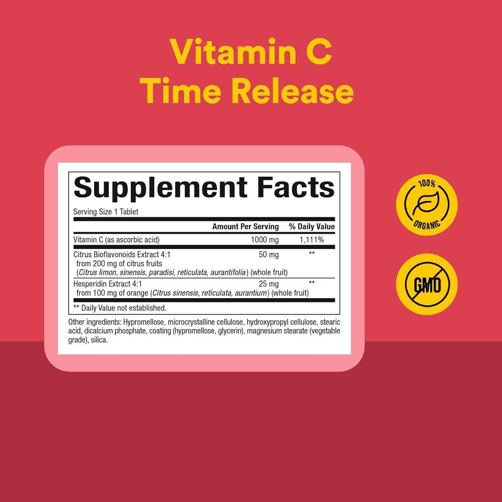 Vitamina C de Liberación Prolongada 1000 mg – Natural Factors