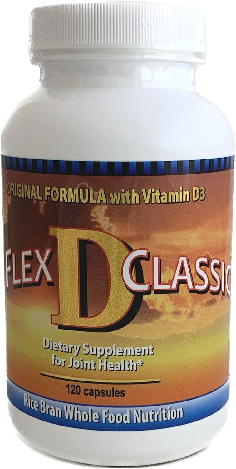 1 Suplemento Articular con Vitamina D3, Salvado de Arroz Integral Estabilizado - 120 Cápsulas, El Original