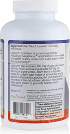 LipiCept - Fórmula Natural con Fitoesteroles para Mantener Niveles de Colesterol Saludables - 180 Cápsulas