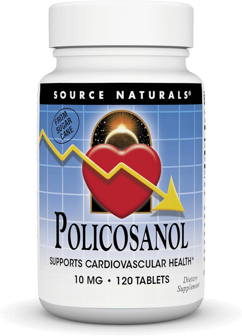 Source Naturals Policosanol 10 mg - 120 Comprimidos para la Salud Cardiovascular