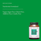 The Nue Co. MEN'S MULTI VITAMIN - Multivitamínico para hombres, vegano, sin gluten, 30 cápsulas