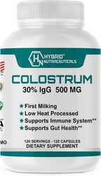 Hybrid Nutraceuticals Calostro Bovina - 240 Cápsulas (500 mg, 30% IgG)