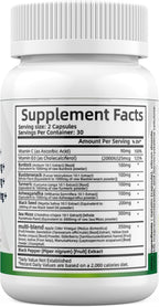 Super Sea Moss Blend - Advanced Formula with Ashwagandha KSM 66, Black Seed Oil, Burdock Root, Bladderwrack, Turmeric, ACV, Ayurveda - Lab Tested, Maximum Potency for Men and Women